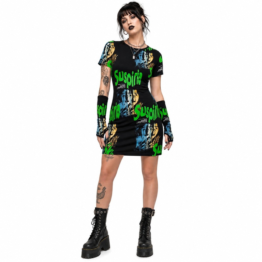 Killstar‎ Suspiria Poster Dress XL Black Horror Goth Dario Argento Alt Movie